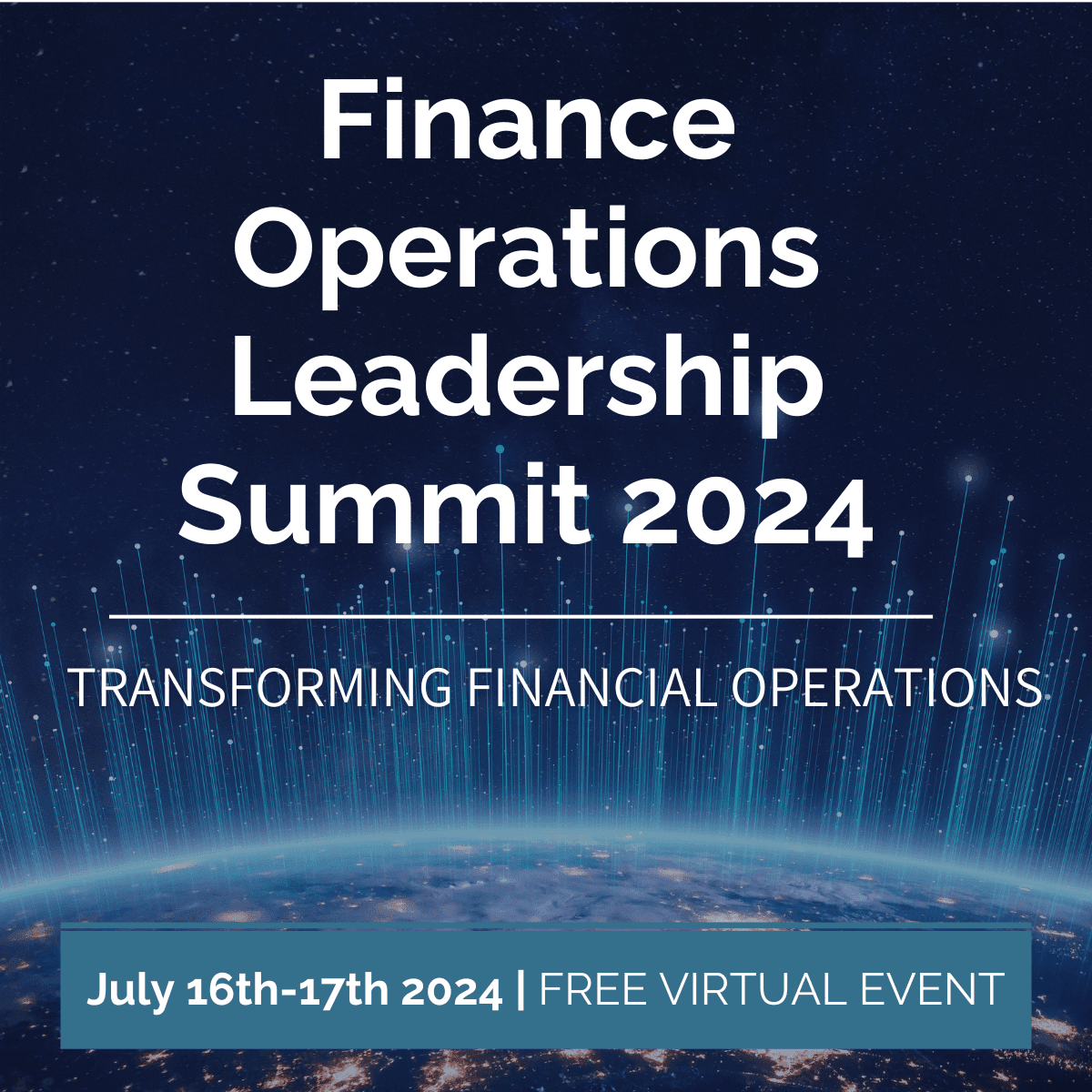 Finance Operations Leadership Summit 2024